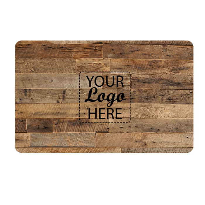 Card Concepts Gift Card - Your Logo Here - Brown Wood image